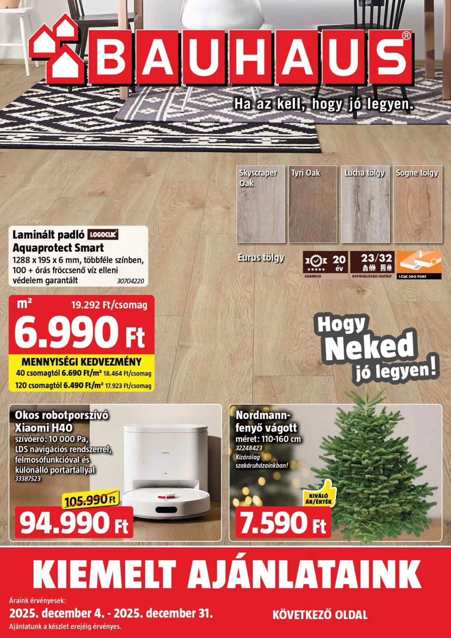Bauhaus Akciós újság - 1oldal - érvényes 2025.12.04.-tól