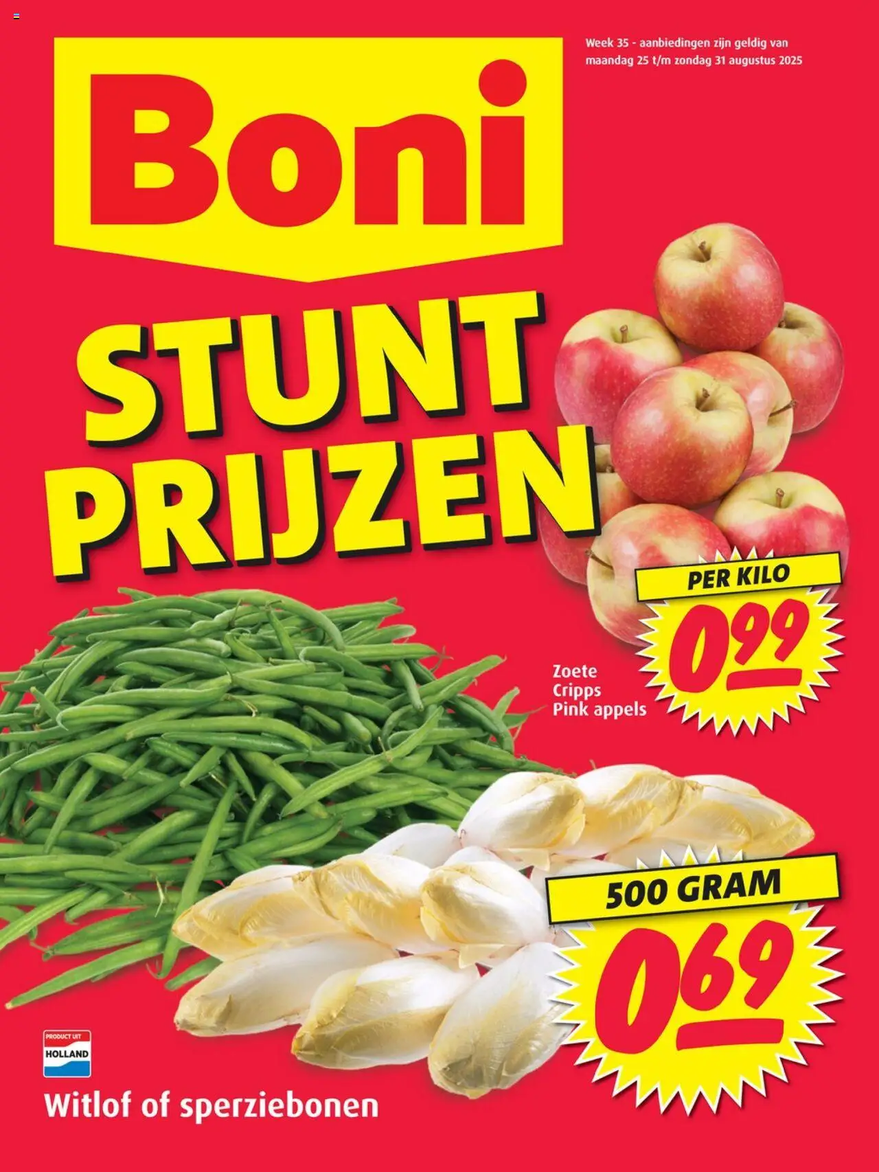 Boni - Folder week 35 - pagina 1- geldig vanaf 25-08-2025
