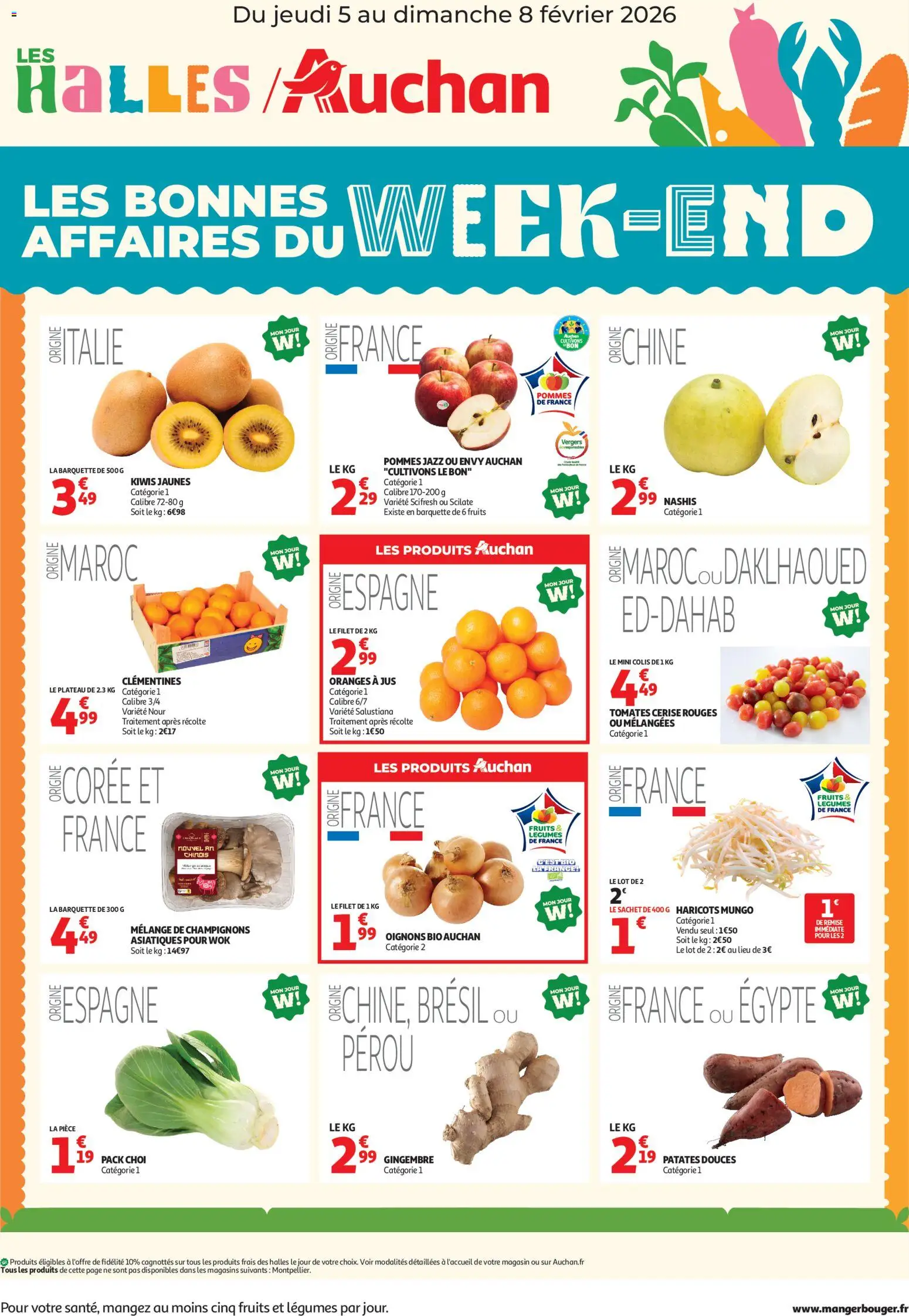 Auchan - Les bons plans du week-end dans votre hyper ! - page 1 - valable à partir du 05/02/2026