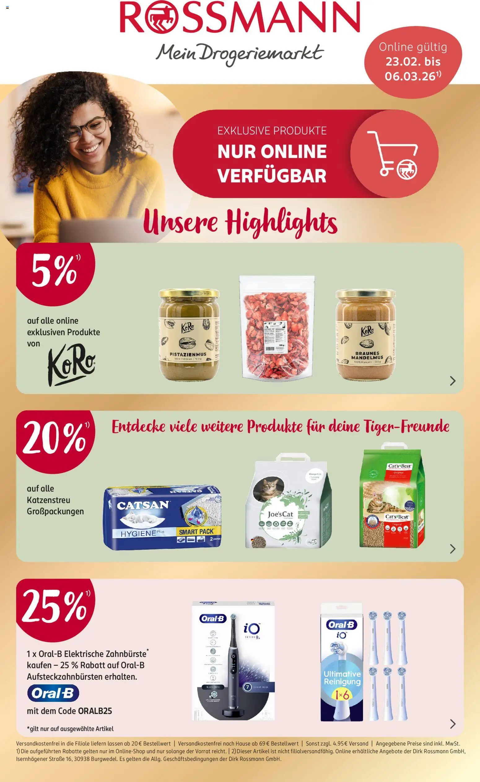 Rossmann Onlineprospekt - Seite 1 - gültig ab 23.02.2026