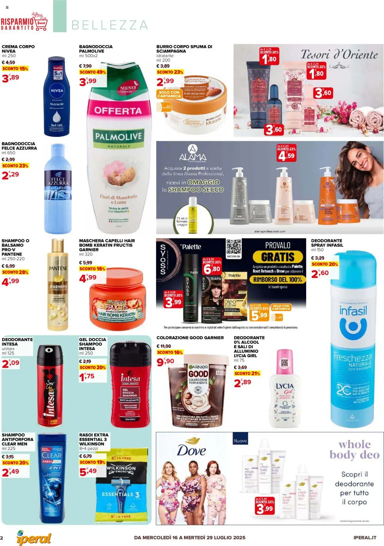 Iperal Igiene e Bellezza catalogo - pagina 2 - valido dal 16/07/2025