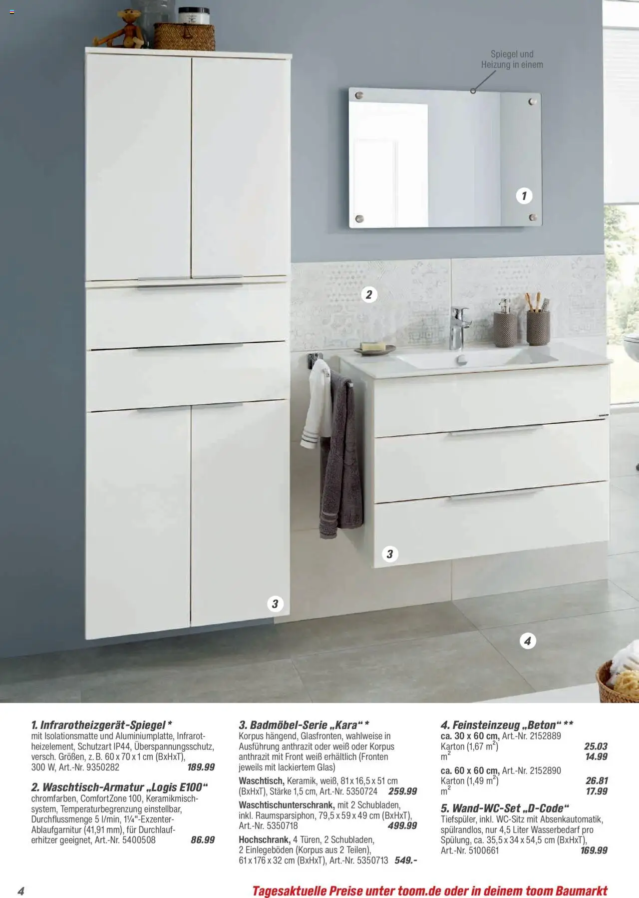 Toom Baumarkt Bad & Sanitär  - Seite 4 - gültig ab 01.09.2025