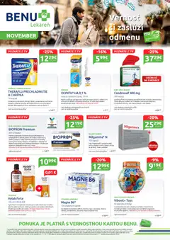 BENU Lekáreň leták platný od 01.11.2025
