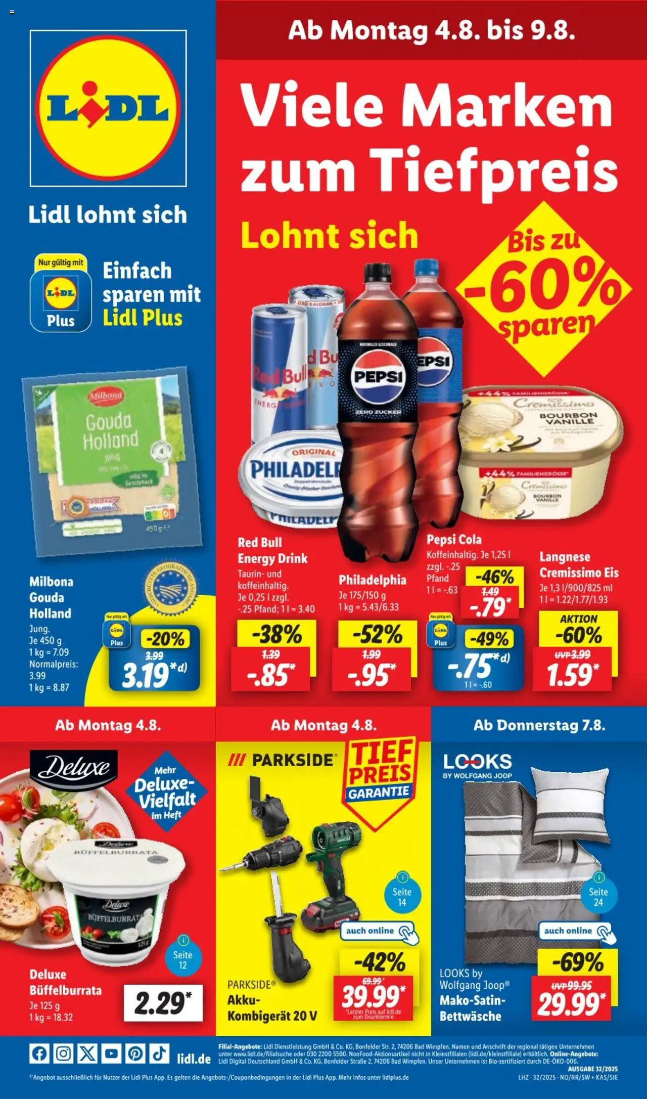 Lidl Prospekt 	 - Seite 1 - gültig ab 04.08.2025