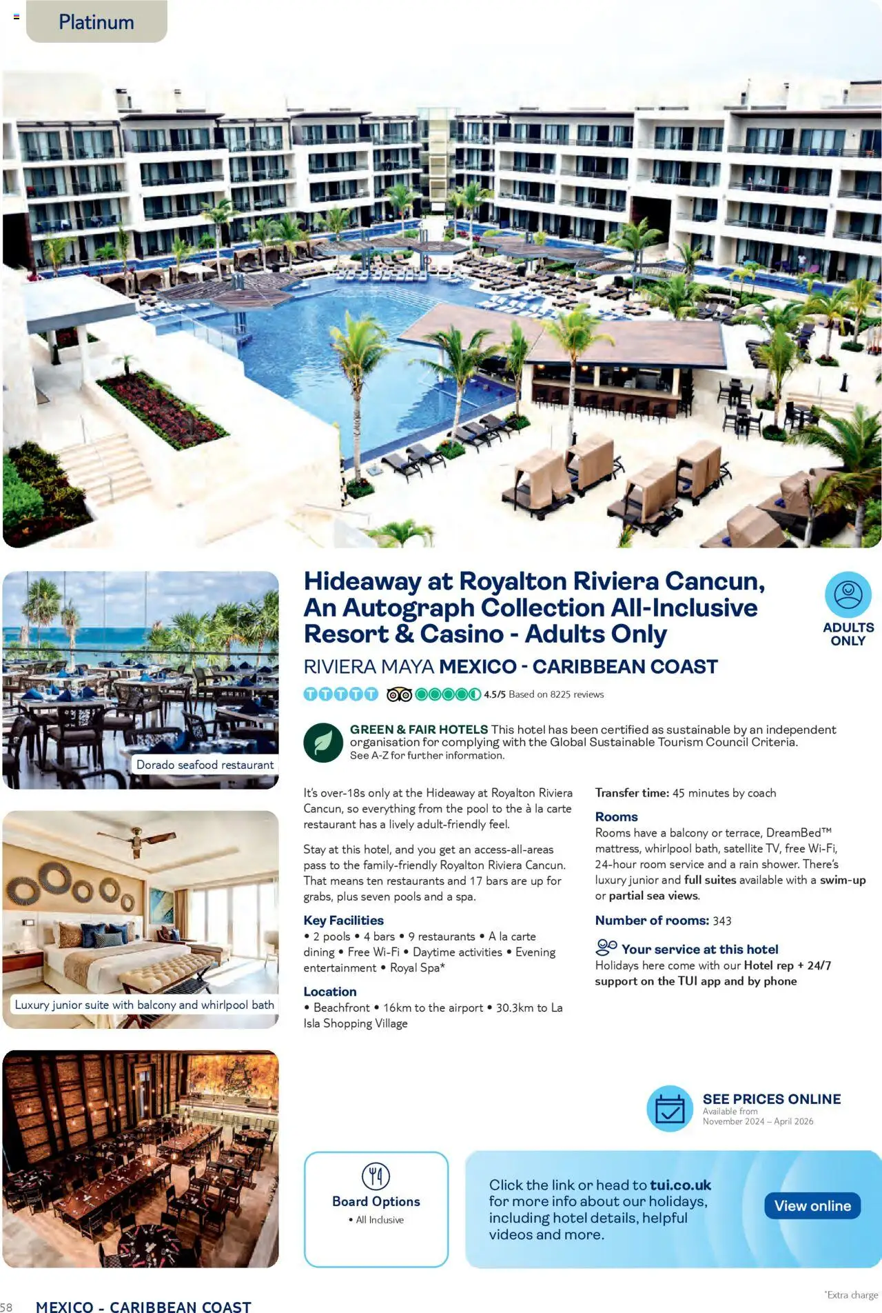 TUI - Faraway Shores - page 58- valid from 01/11/2024