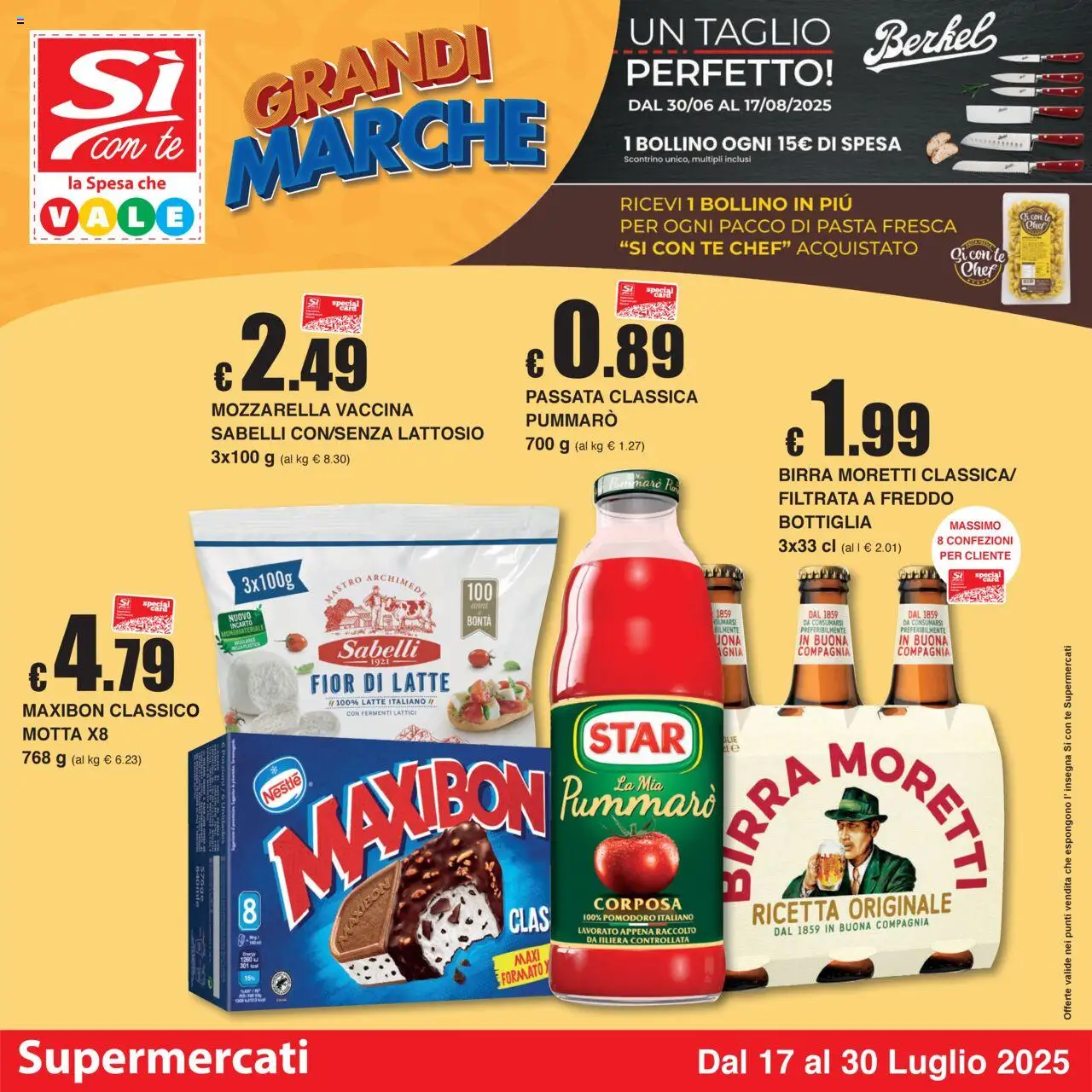 Volantino Sì con Te	 - pagina 1 - valido dal 17/07/2025