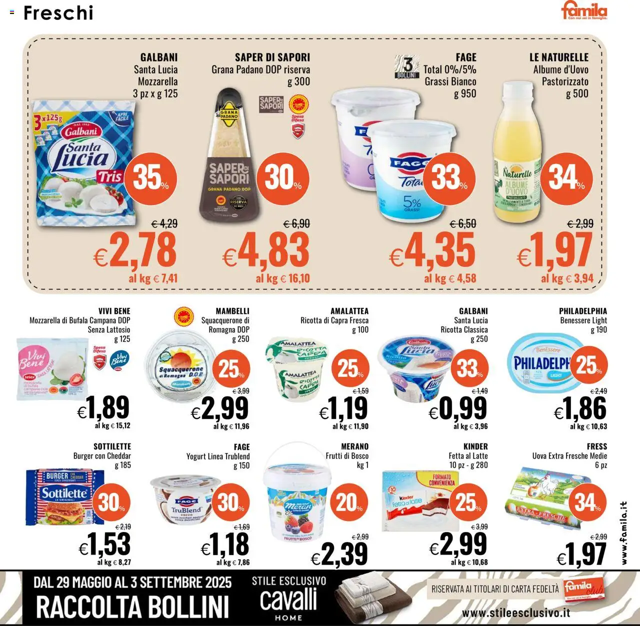 Volantino Famila	 - pagina 9 - valido dal 17/07/2025
