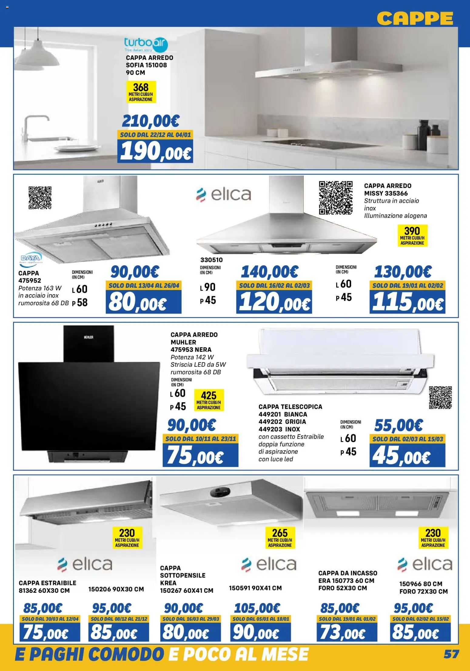 Orizzonte Elettrodomestici catalogo - pagina 57 - valido dal 01/11/2025