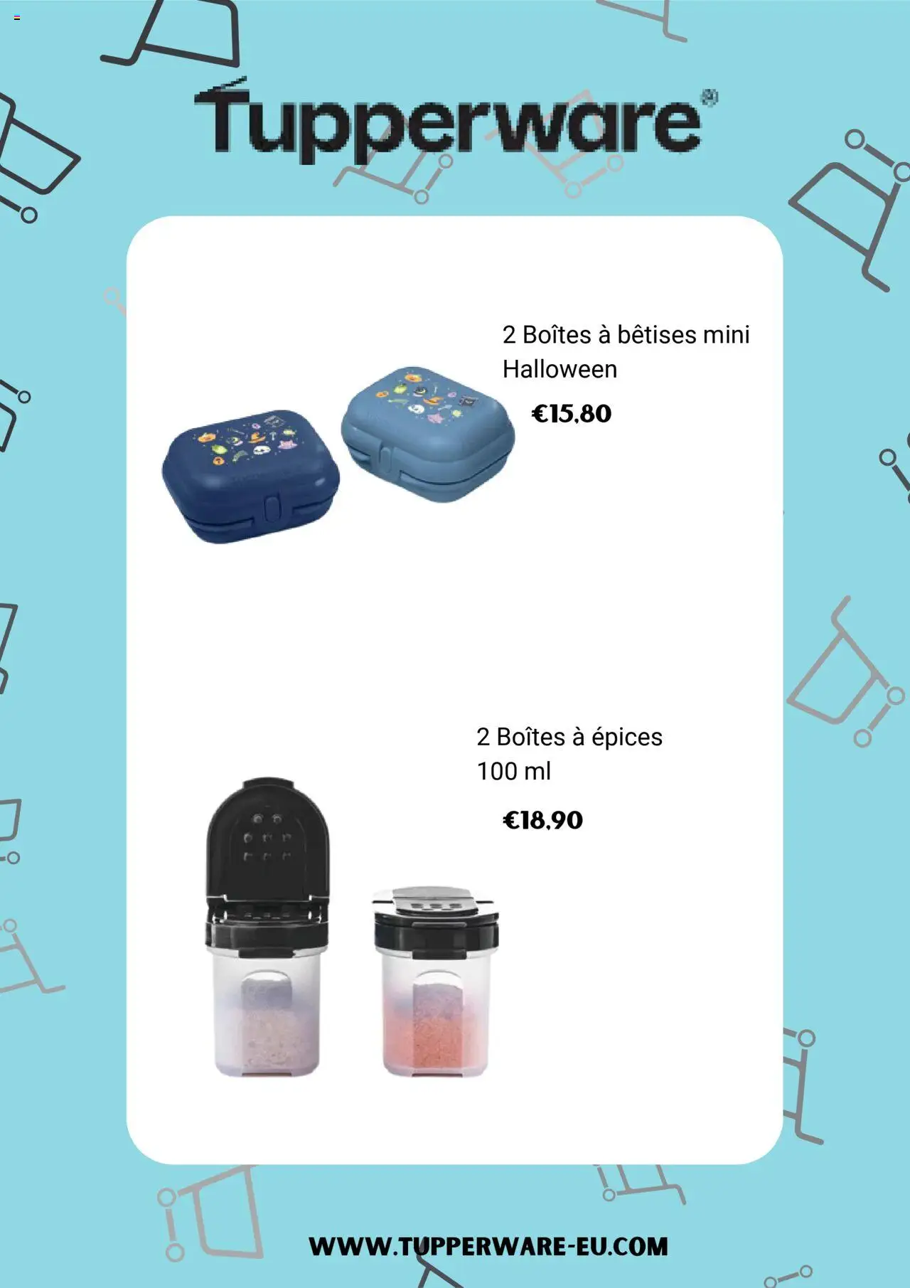 Tupperware catalogue Été - page 3 - valable à partir du 22/07/2025