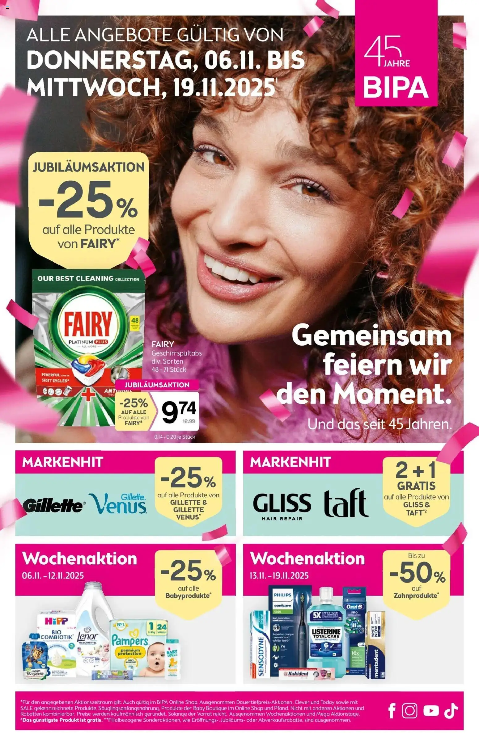 Bipa Flugblatt - Seite 1- gültig ab 06.11.2025