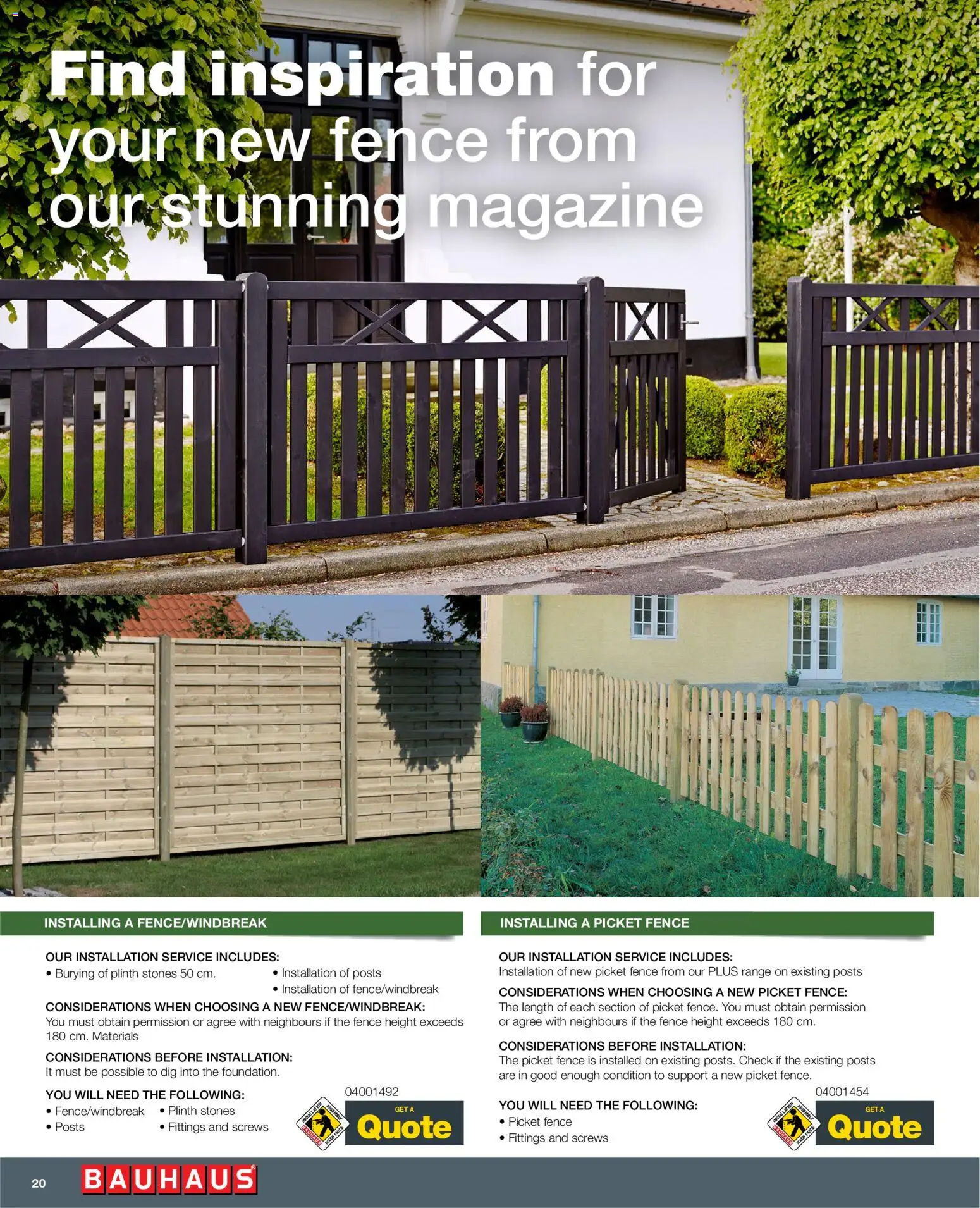 Bauhaus - Installation Service - ENGLISH - page 20- valid from 01/01/2026