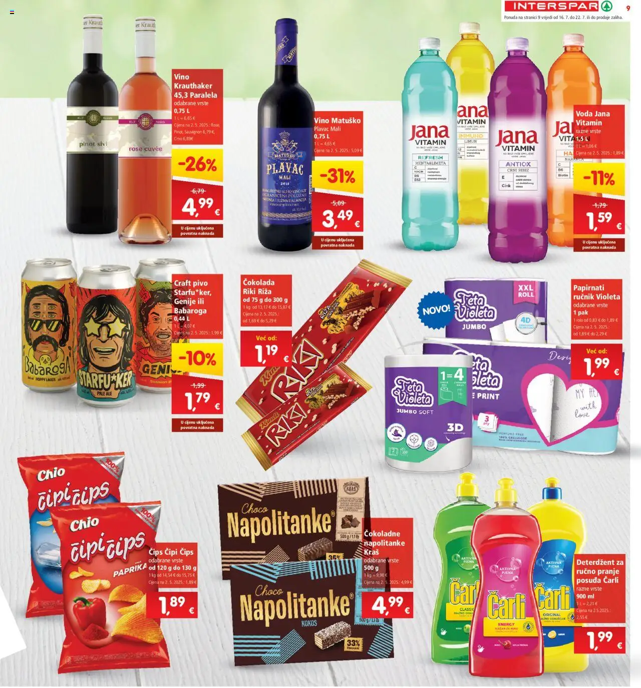 Katalog Interspar - stranica 9- važeći od 16.07.2025