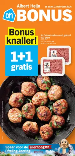 Albert Heijn folder week  / de la semaine 8 geldig vanaf 16/02/2026