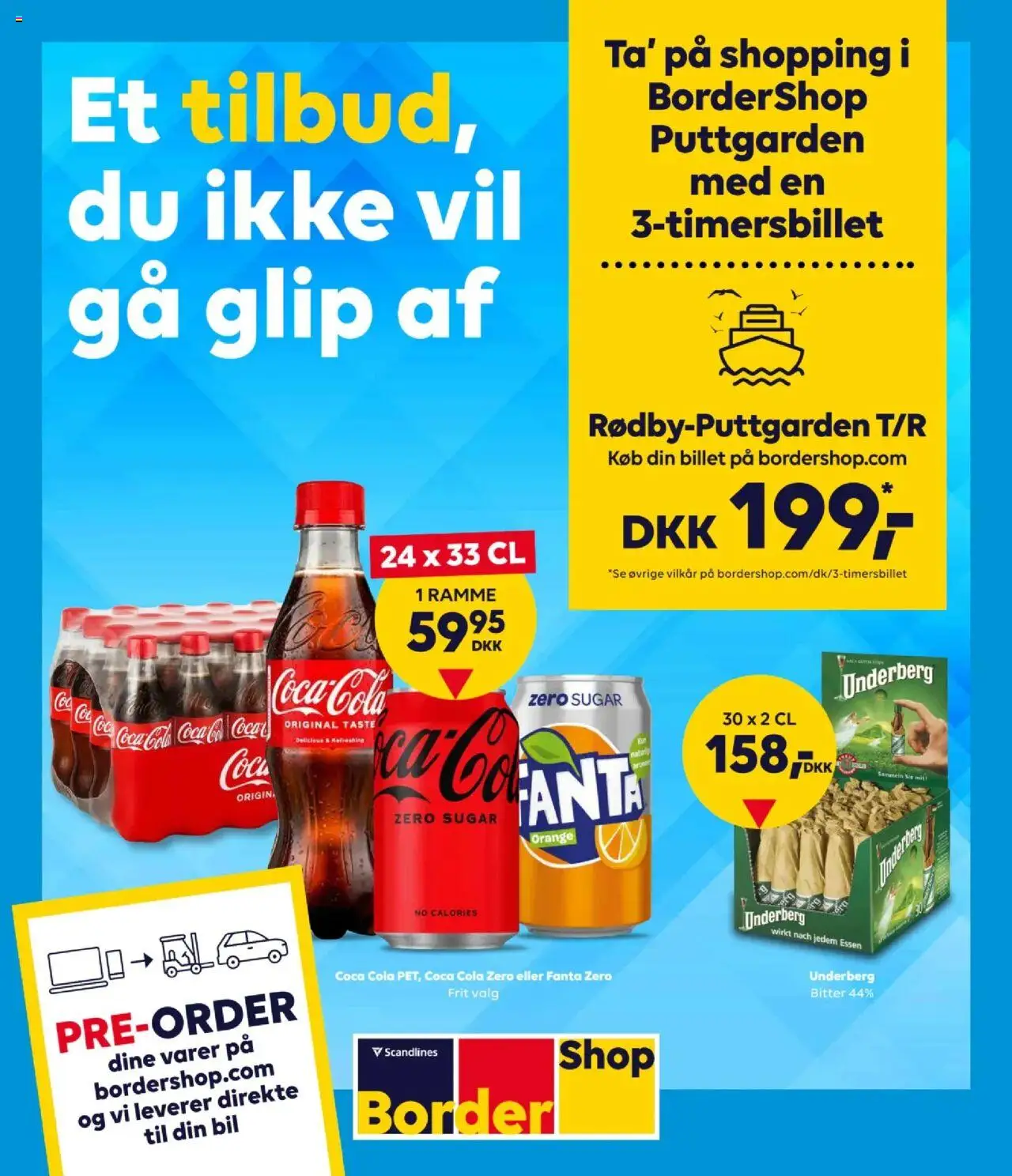 Bordershop - 3-timersbillet til shopping BorderShop - side 1- gyldig fra 27/08/2025