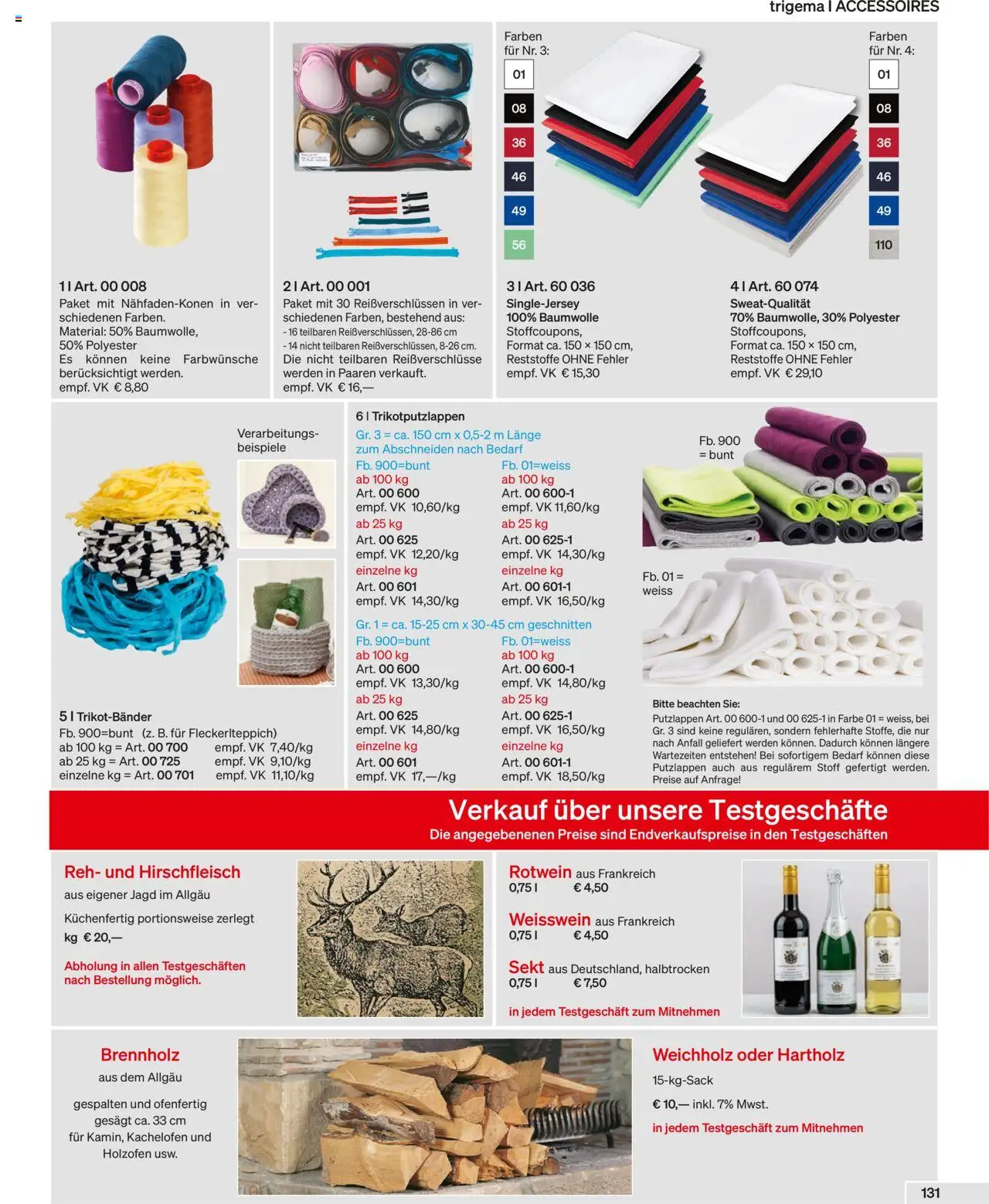 Trigema Prospekt 	 - Seite 131 - gültig ab 01.09.2025