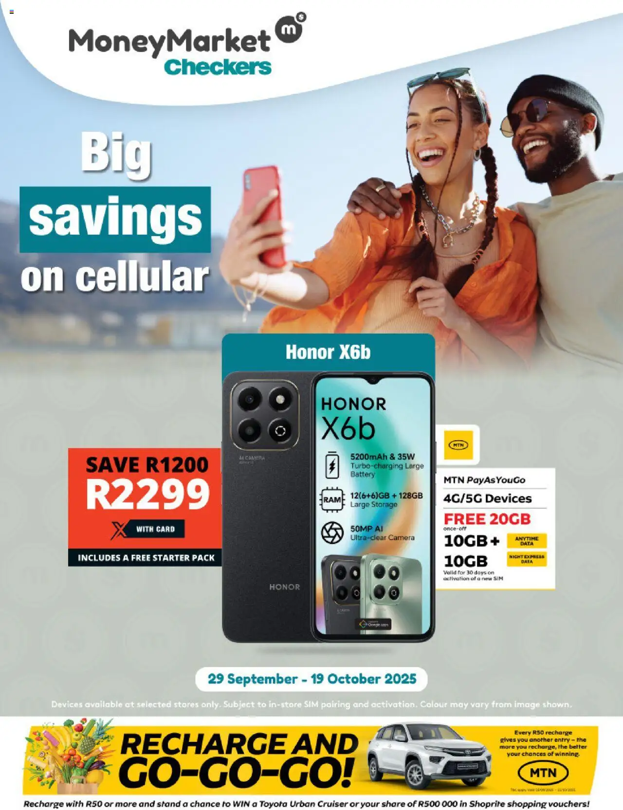 Checkers - Money Market September Month-End Promotion - page 1- valid from 29/09/2025