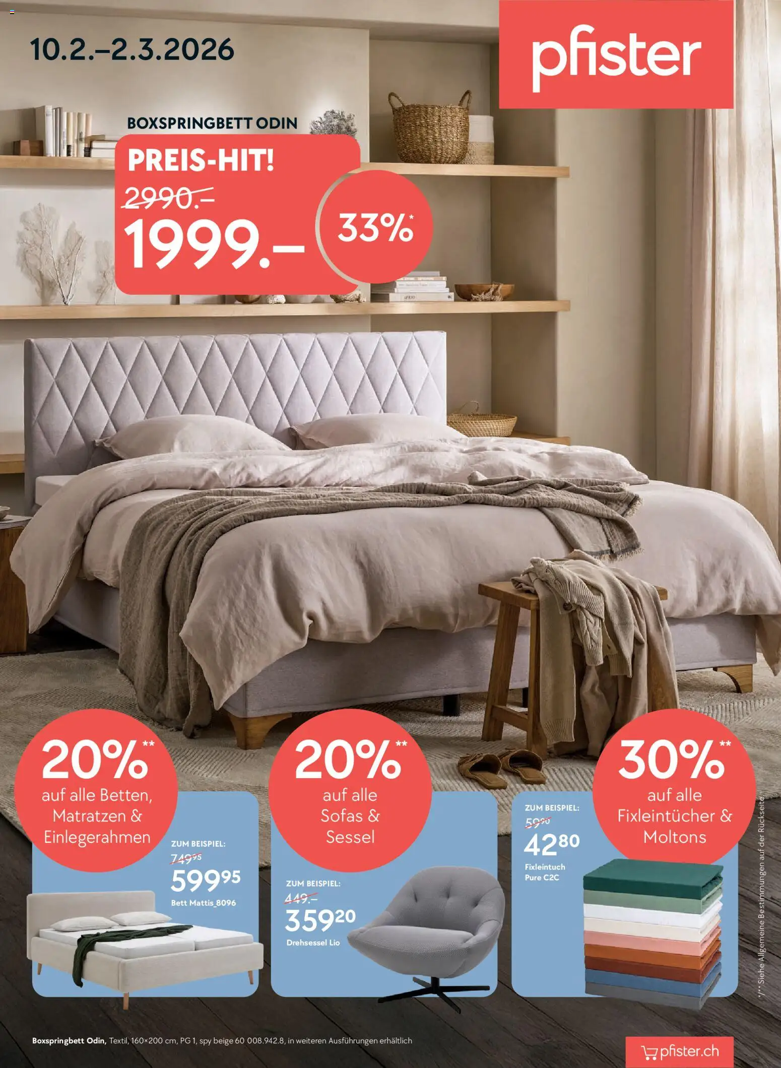 Pfister Aktionen - Seite 1- gültig ab 10.02.2026