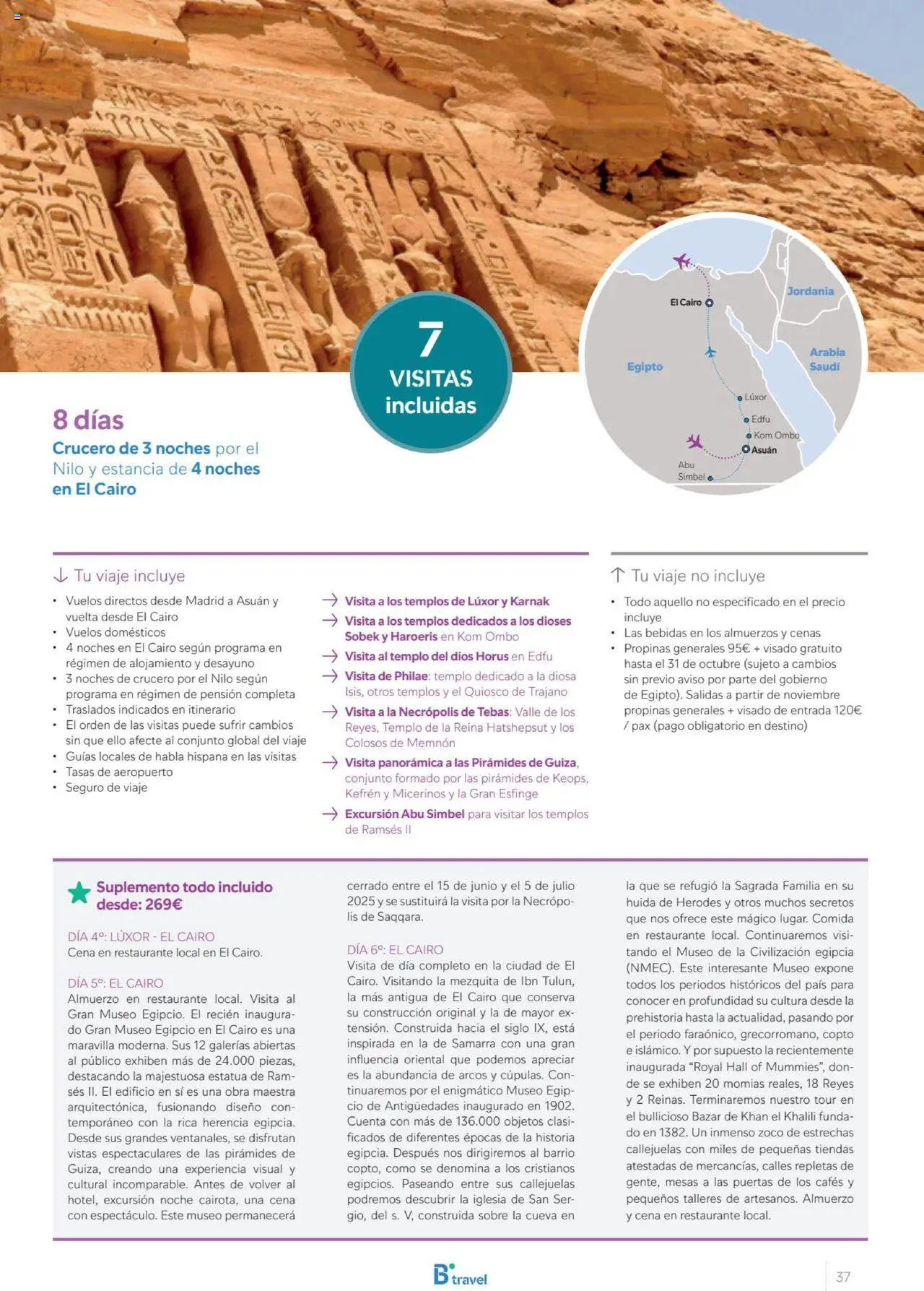 B the travel brand Egipto - Página de 37 - Válido desde 01/07/2025