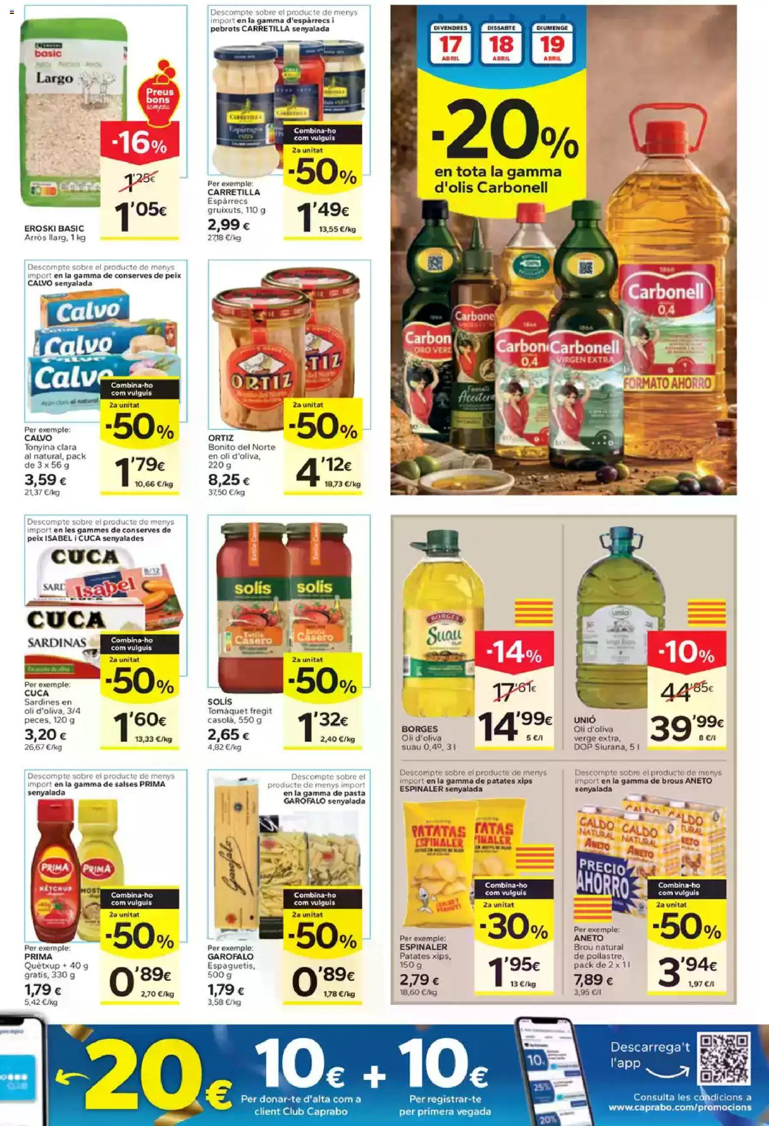 Caprabo folleto - Página de 11 - Válido desde 16/04/2026