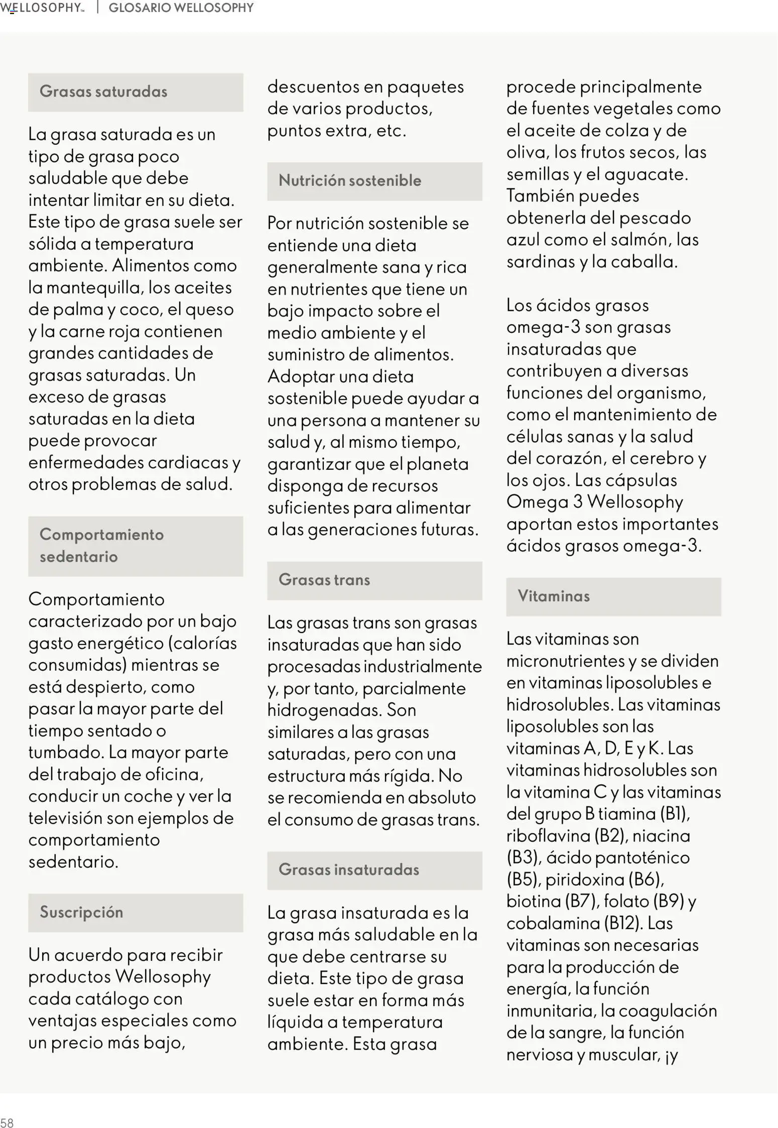 Oriflame - Guía Wellosophy - Página de 58 - Válido desde 01/11/2023