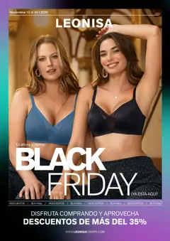 Vista previa del folleto Leonisa - Black Friday válido desde 01/11/2025