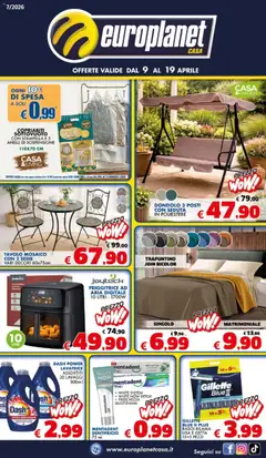 Anteprima Europlanet Casa volantino valida dal 09/04/2026