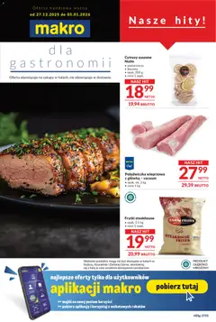 Podgląd Makro Gazetka - Oferta dla gastronomii ważny od 27.12.2025