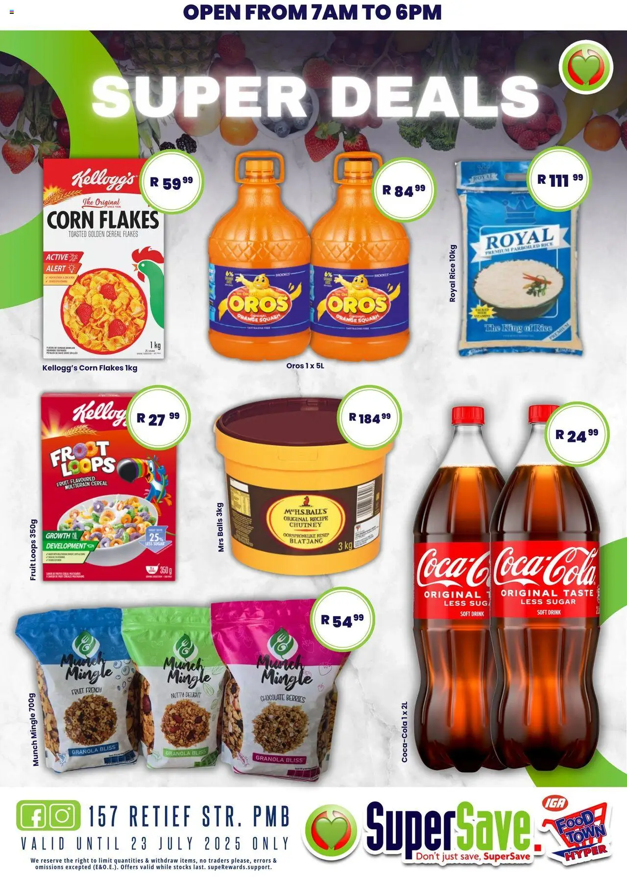 Super Save Specials - page 2- valid from 18/07/2025