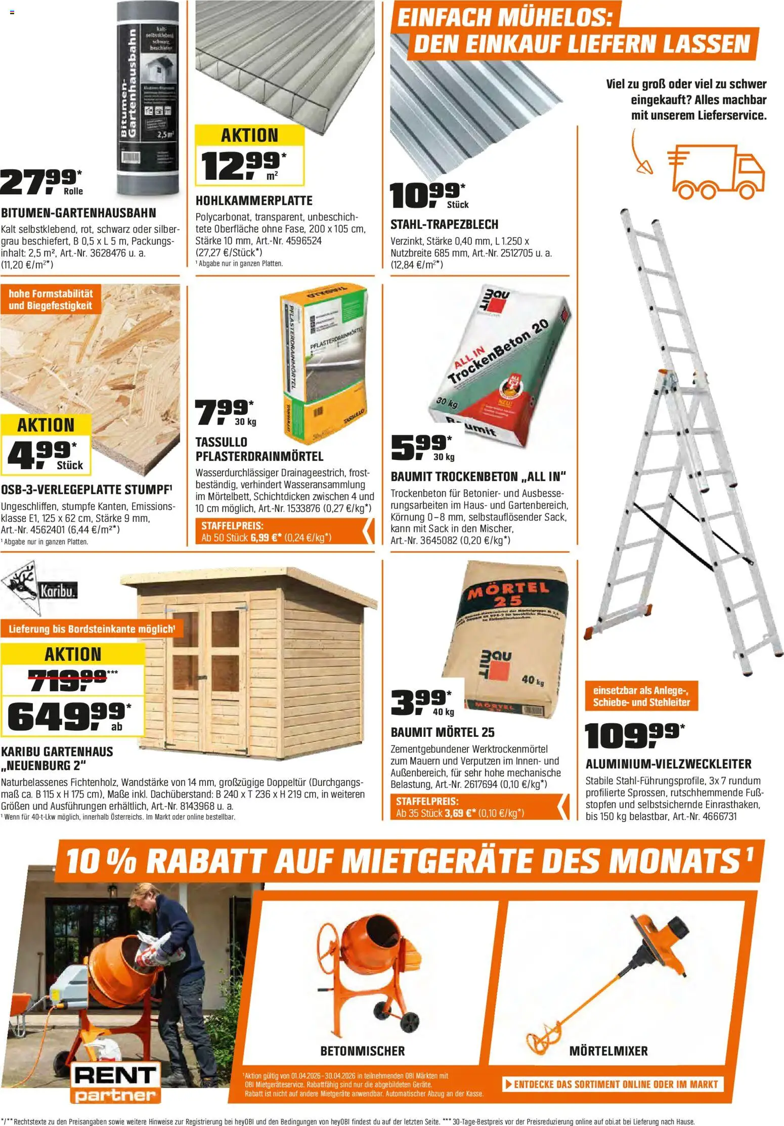 OBI Flugblatt - page 19- valid from 26.03.2026