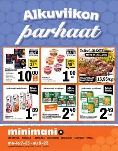 Esikatselu Minimani tarjoukset voimassa alkaen 24/11/2025