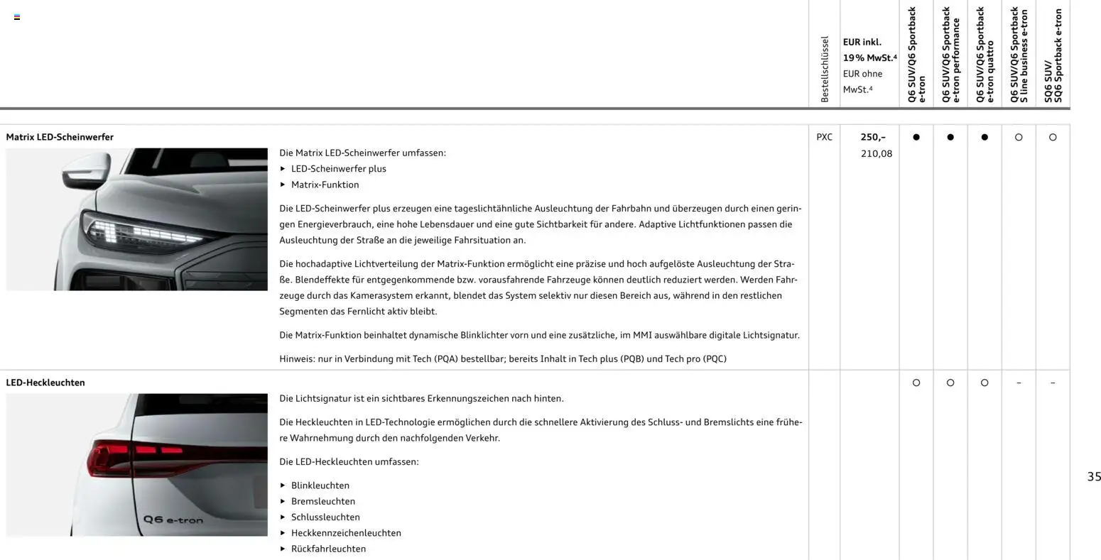 Audi Prospekt 	 - Seite 35 - gültig ab 28.10.2025
