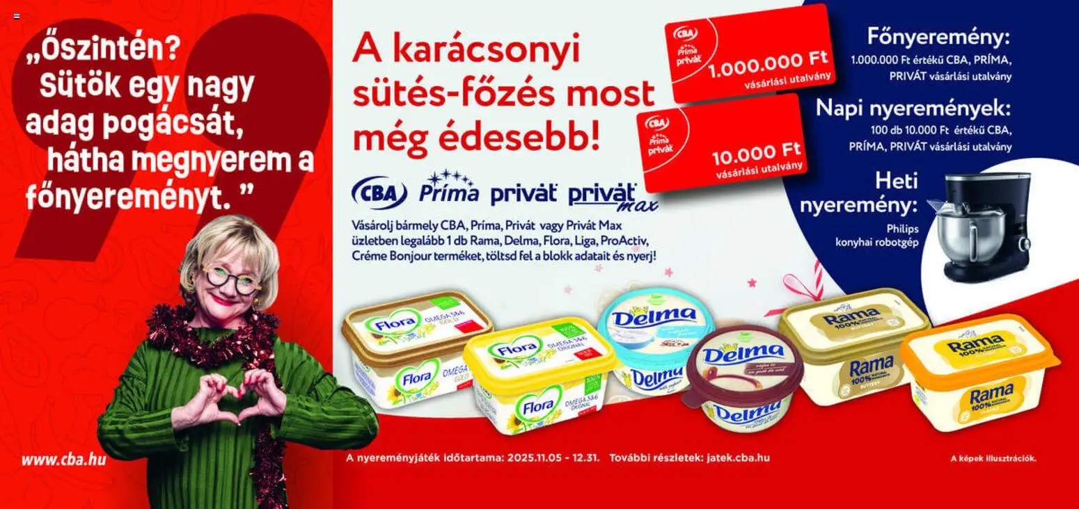 CBA Akció - 1oldal - érvényes 2025.11.05.-tól