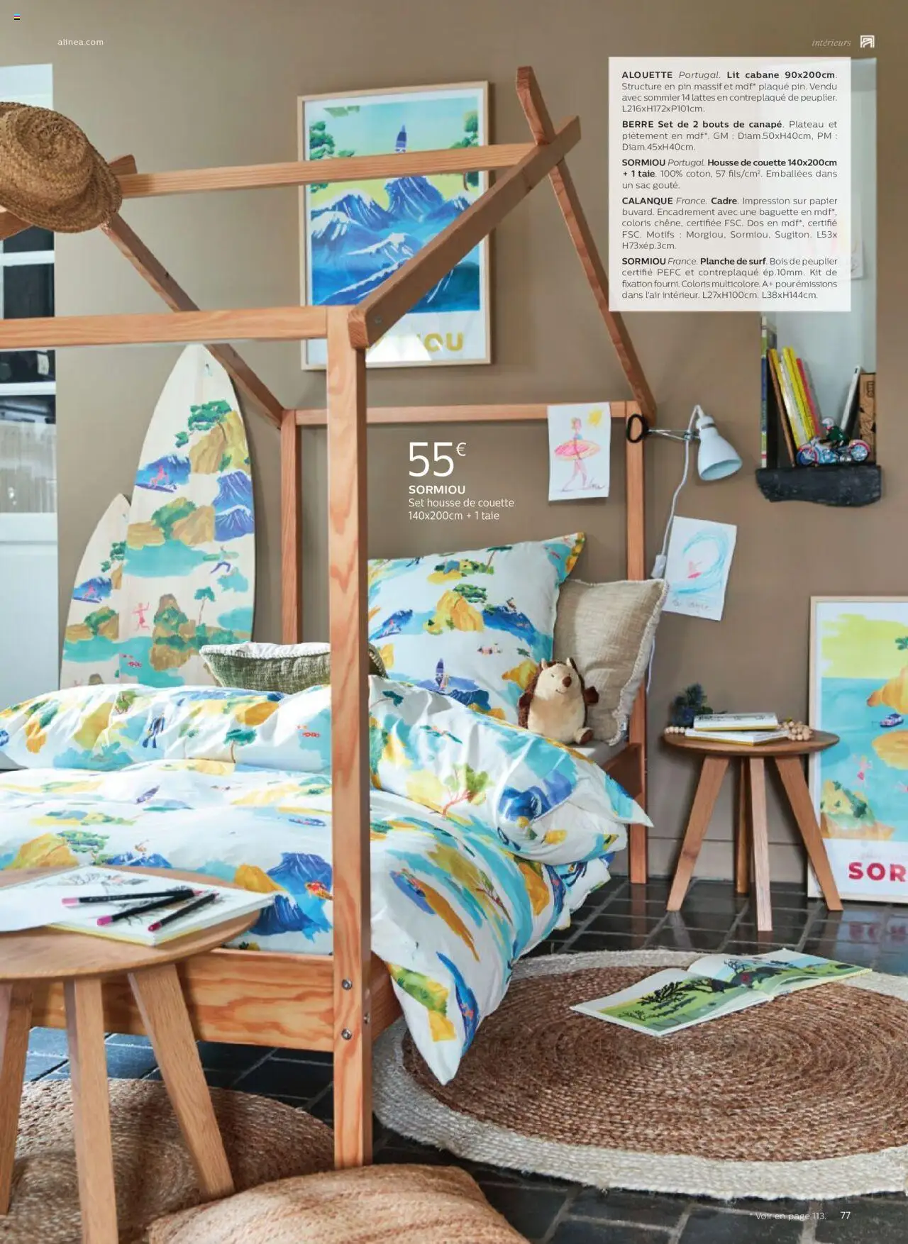Alinéa catalogue - page 77 - valable à partir du 01/05/2024