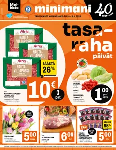 Esikatselu Minimani tarjoukset voimassa alkaen 14/01/2026