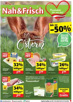 Vorschau Nah und Frisch Flugblatt gültig ab 01.04.2026