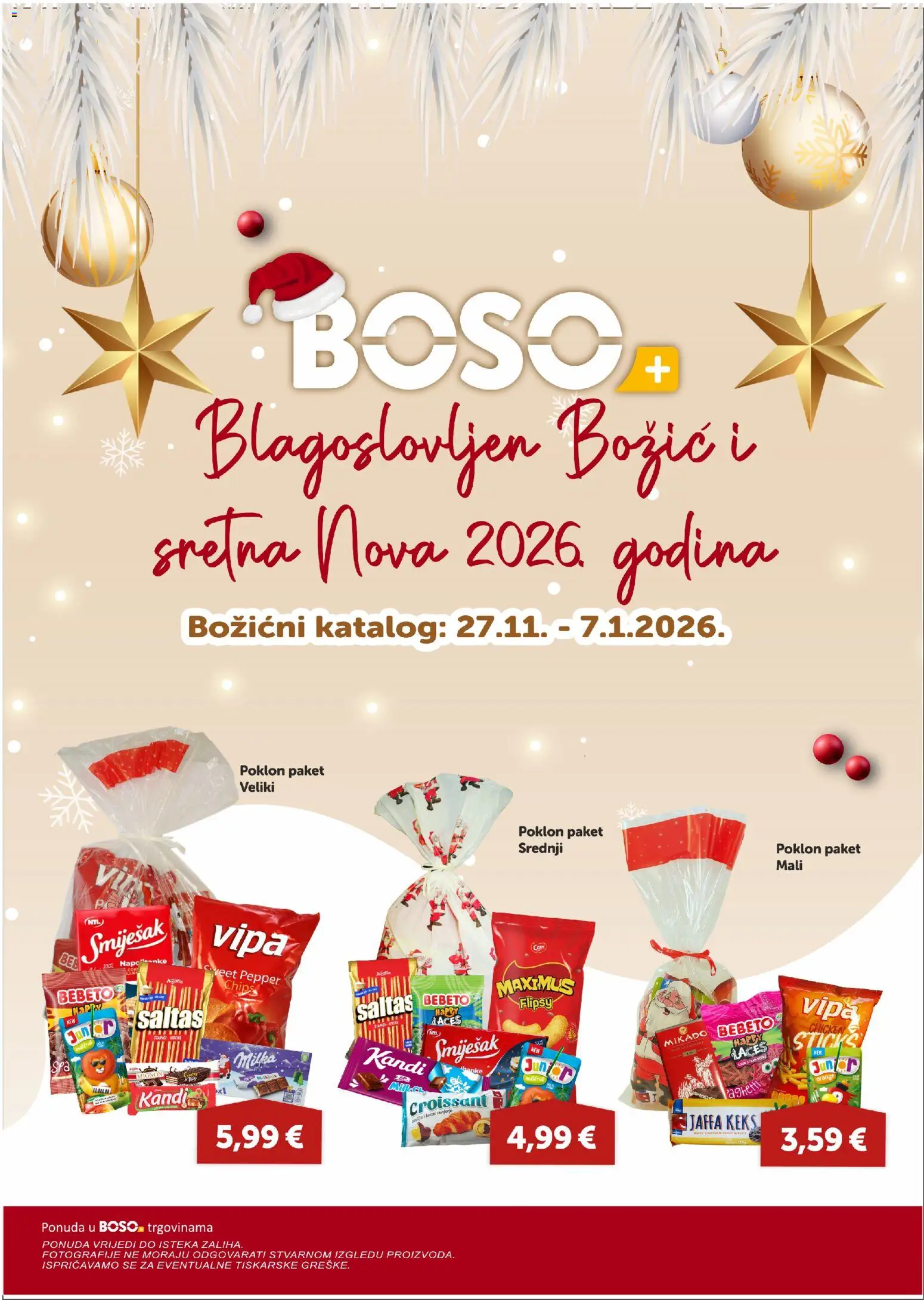 Boso - Božićni Katalog - stranica 1- važeći od 27.11.2025
