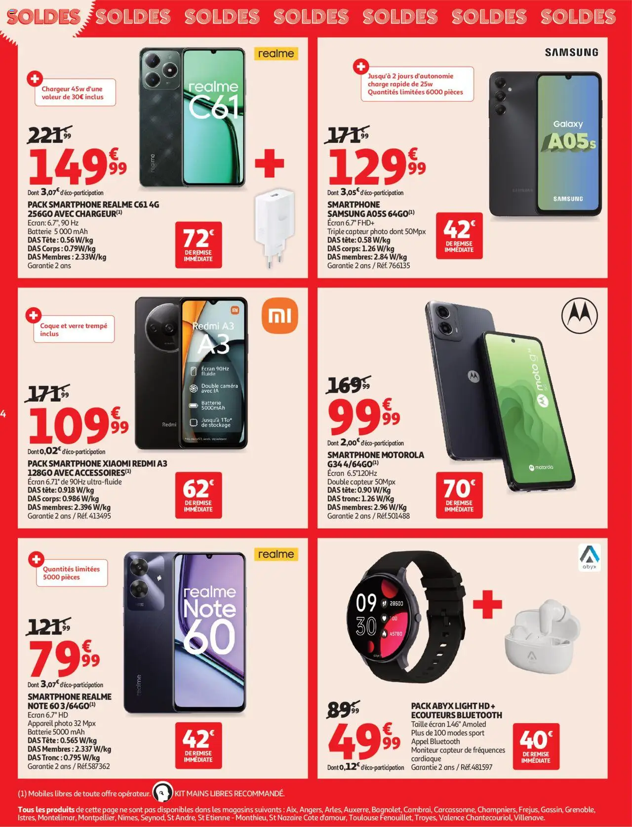 Auchan SOLDES : jusqu'à -70% ! - page 4 - valable à partir du 25/06/2025