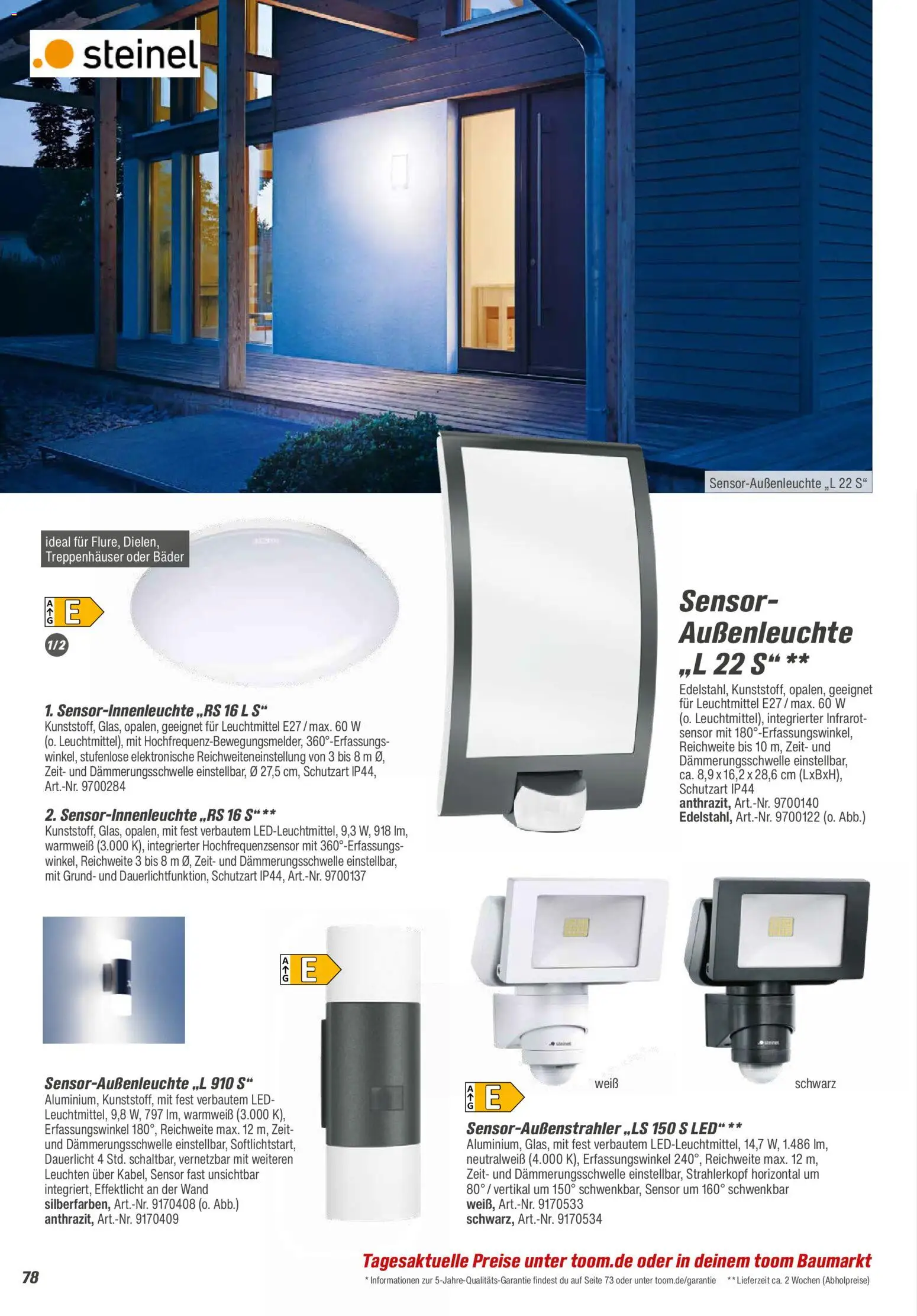 Toom Baumarkt  Wohnen & Haushalt 2026 - Seite 78 - gültig ab 01.01.2026