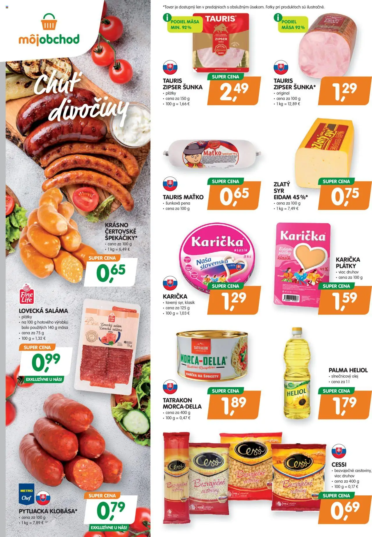 Môj obchod leták - strana 2- platný od 18.07.2025