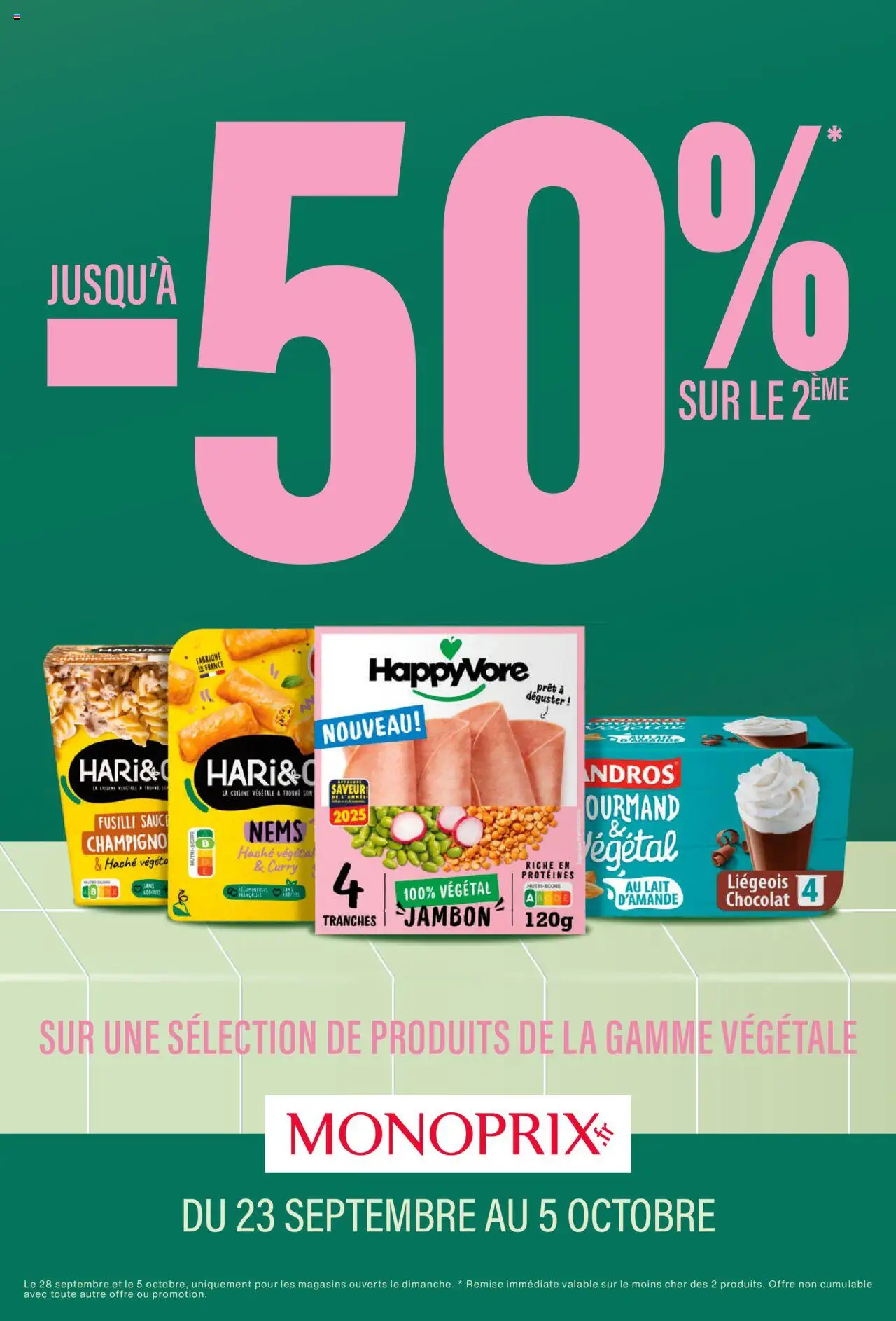 Monoprix catalogue - page 1 - valable à partir du 23/09/2025