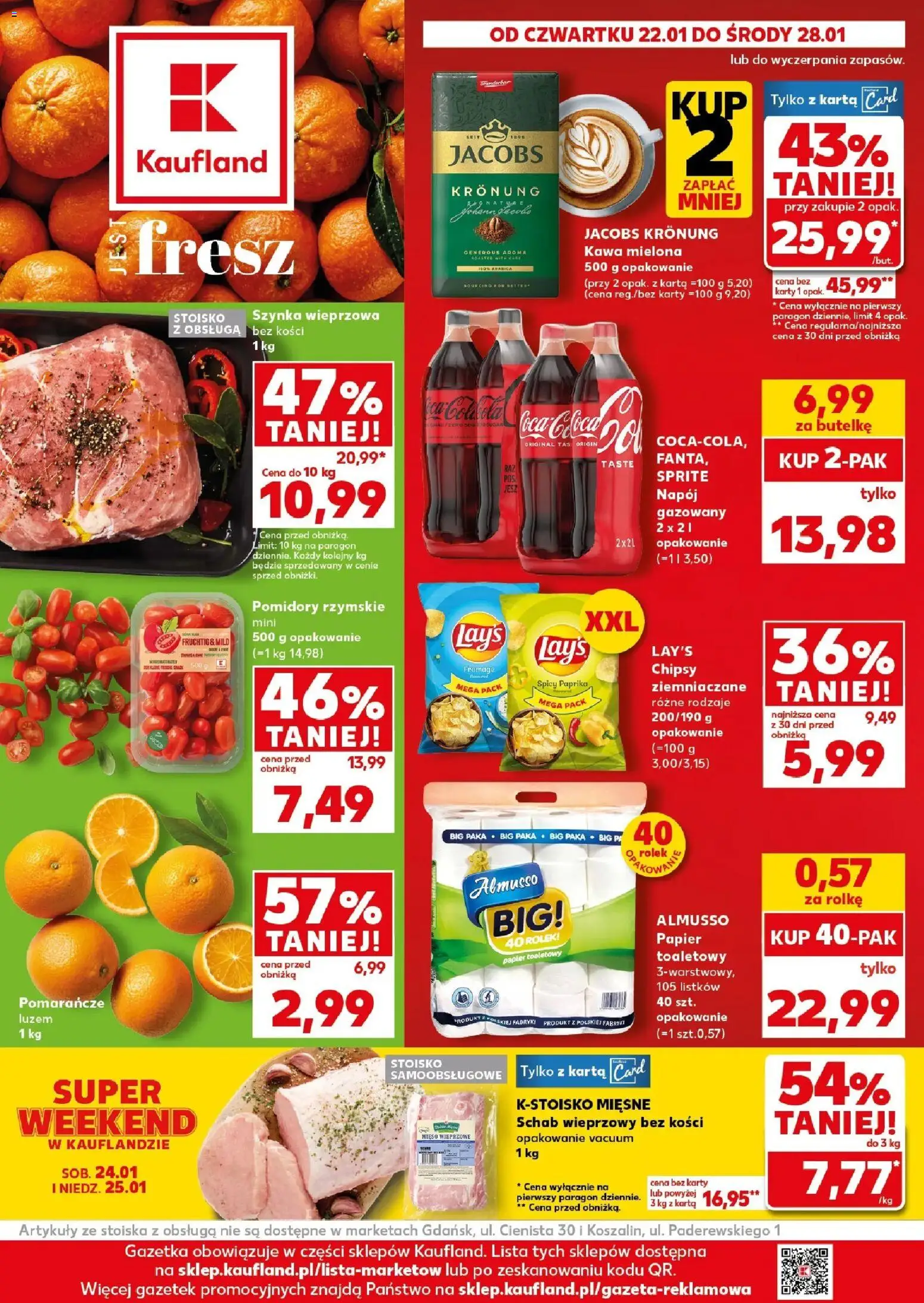 Kaufland gazetka - strona 1- ważny od 22.01.2026
