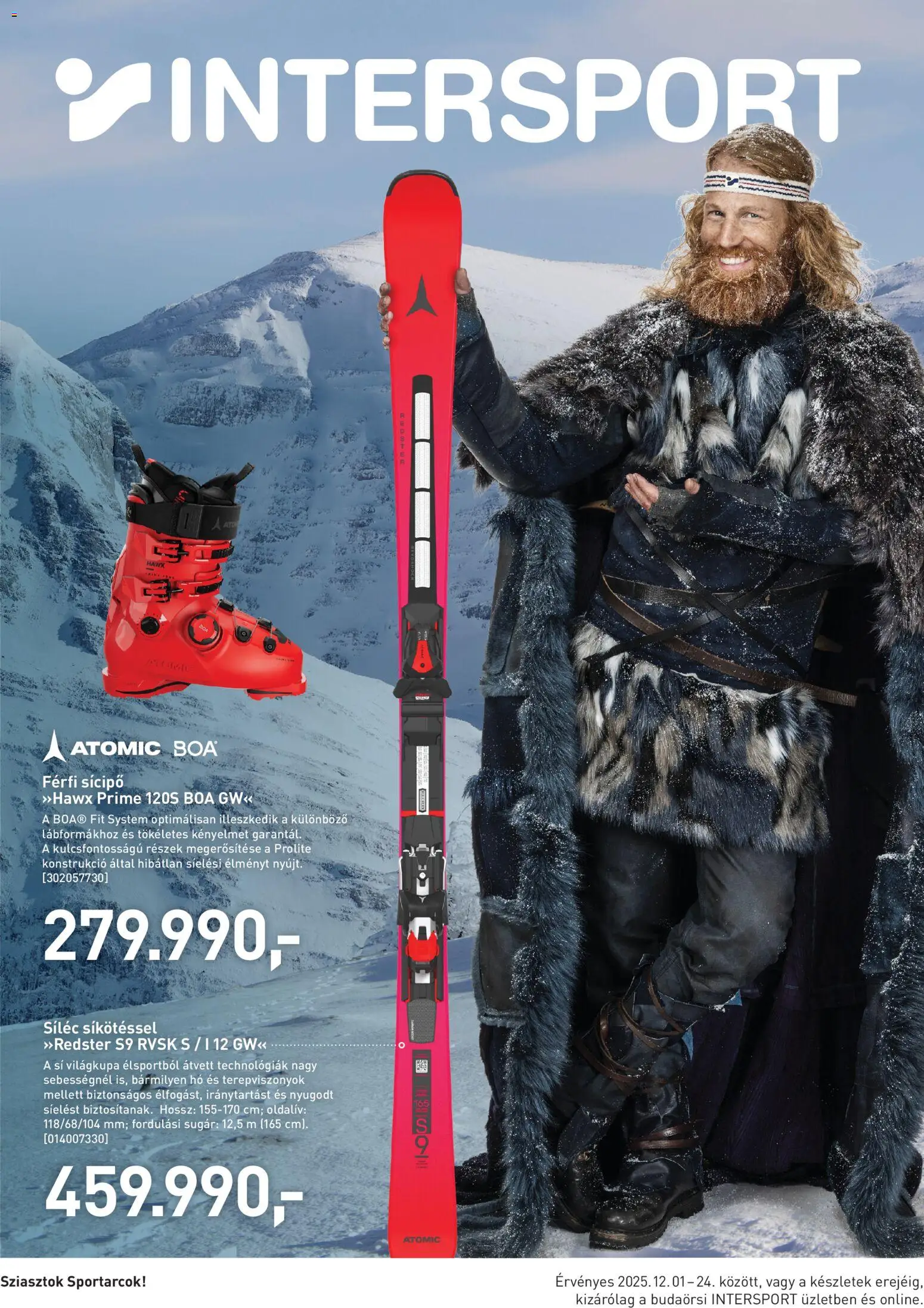 Intersport Akciós újság - 1oldal - érvényes 2025.12.01.-tól
