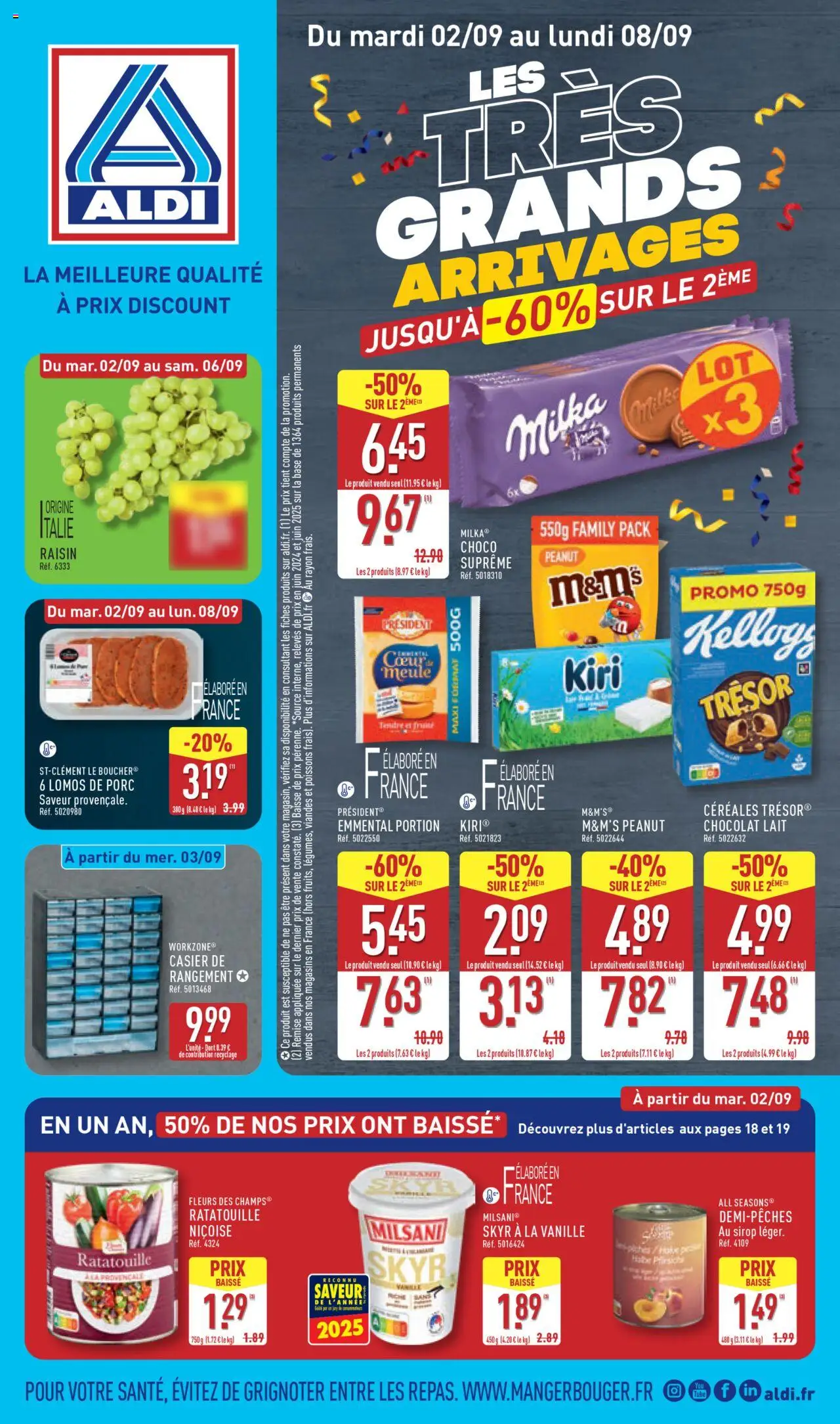 Aldi catalogue semaine 36 - page 1 - valable à partir du 02/09/2025