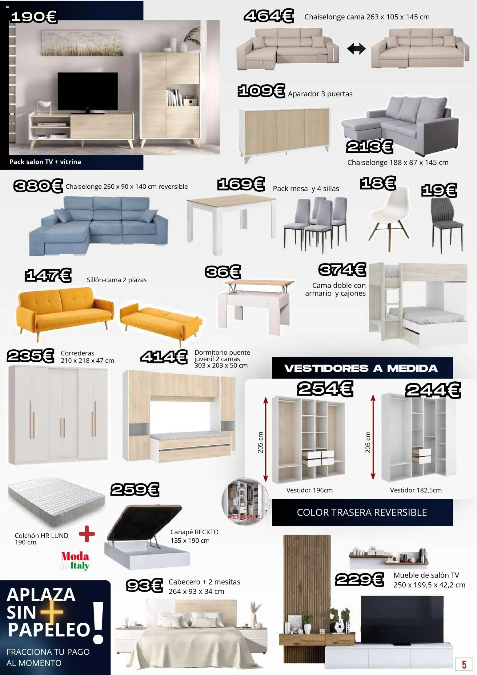 Atrapa Muebles - folleto - Página de 5 - Válido desde 01/12/2025