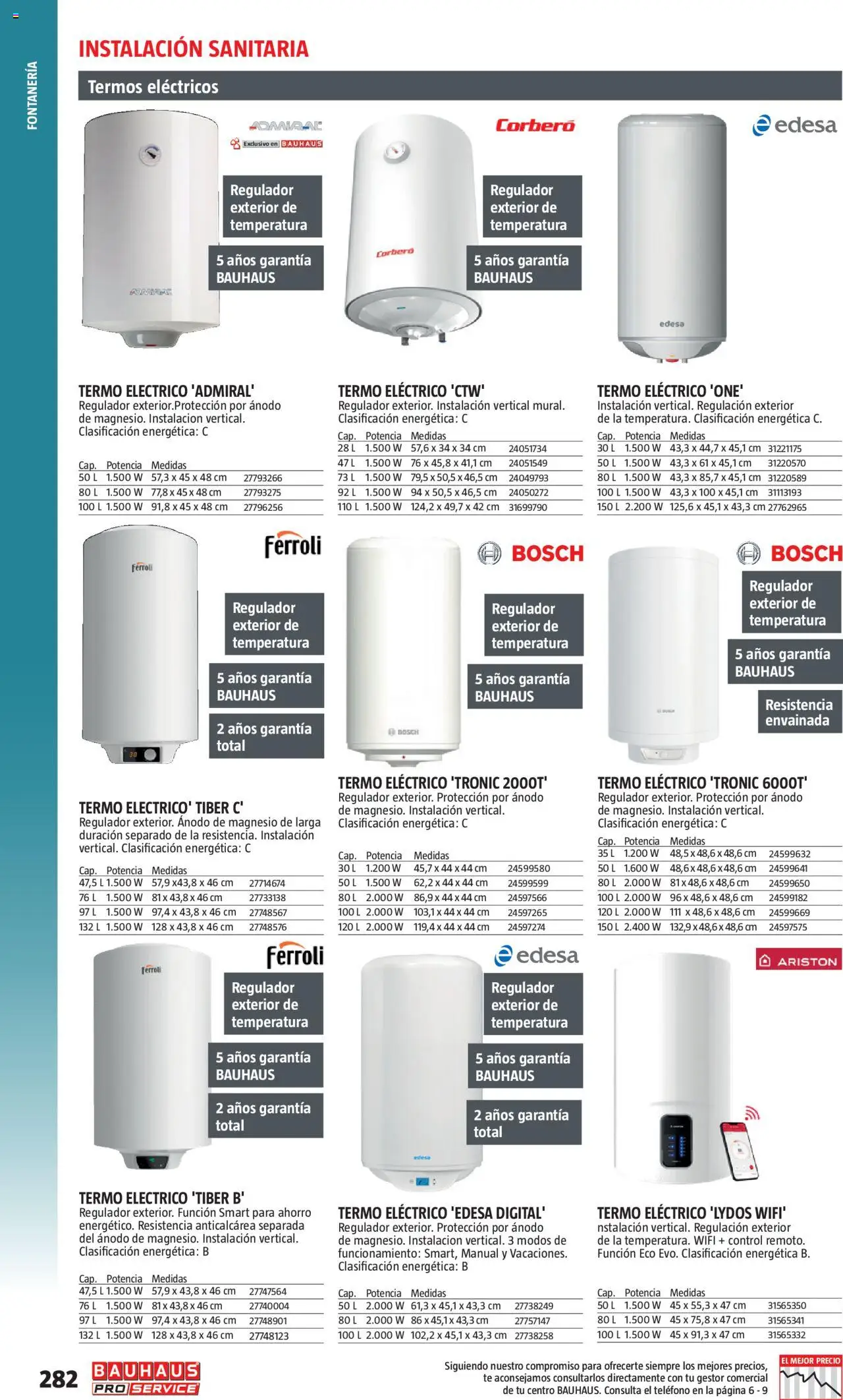 Bauhaus - ProService  - Página de 282 - Válido desde 24/02/2025