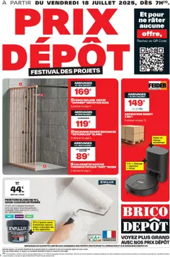 Aperçu Brico Dépôt catalogue valable à partir du 18/07/2025