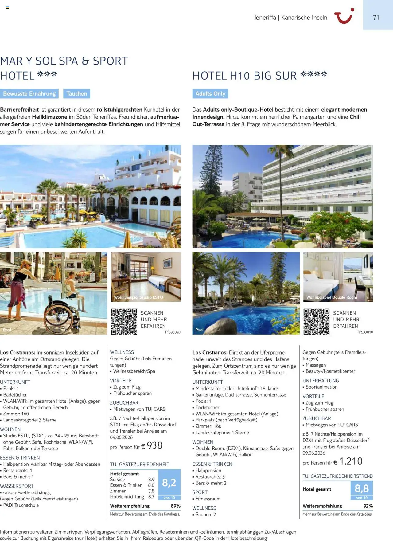 TUI Prospekt Kanaren, Kapverden & Senegal 2025/26	  - Seite 71 - gültig ab 01.11.2025