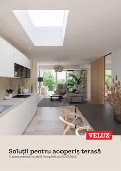 Velux catalog - Ferestre pentru acoperiș terasă valabil de la 03.02.2026