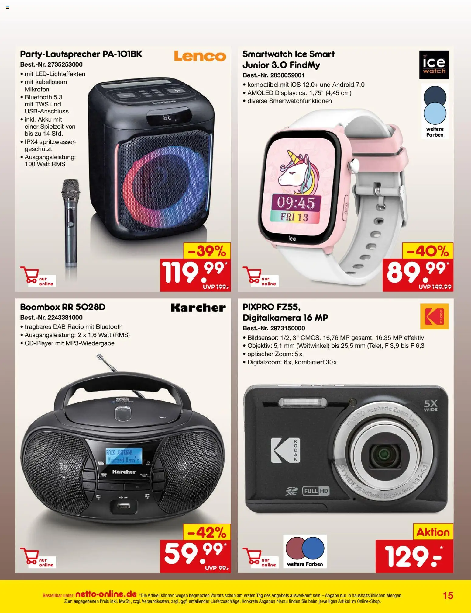 Netto Marken-Discount Online-Angebote Dezember - Seite 15 - gültig ab 01.12.2025