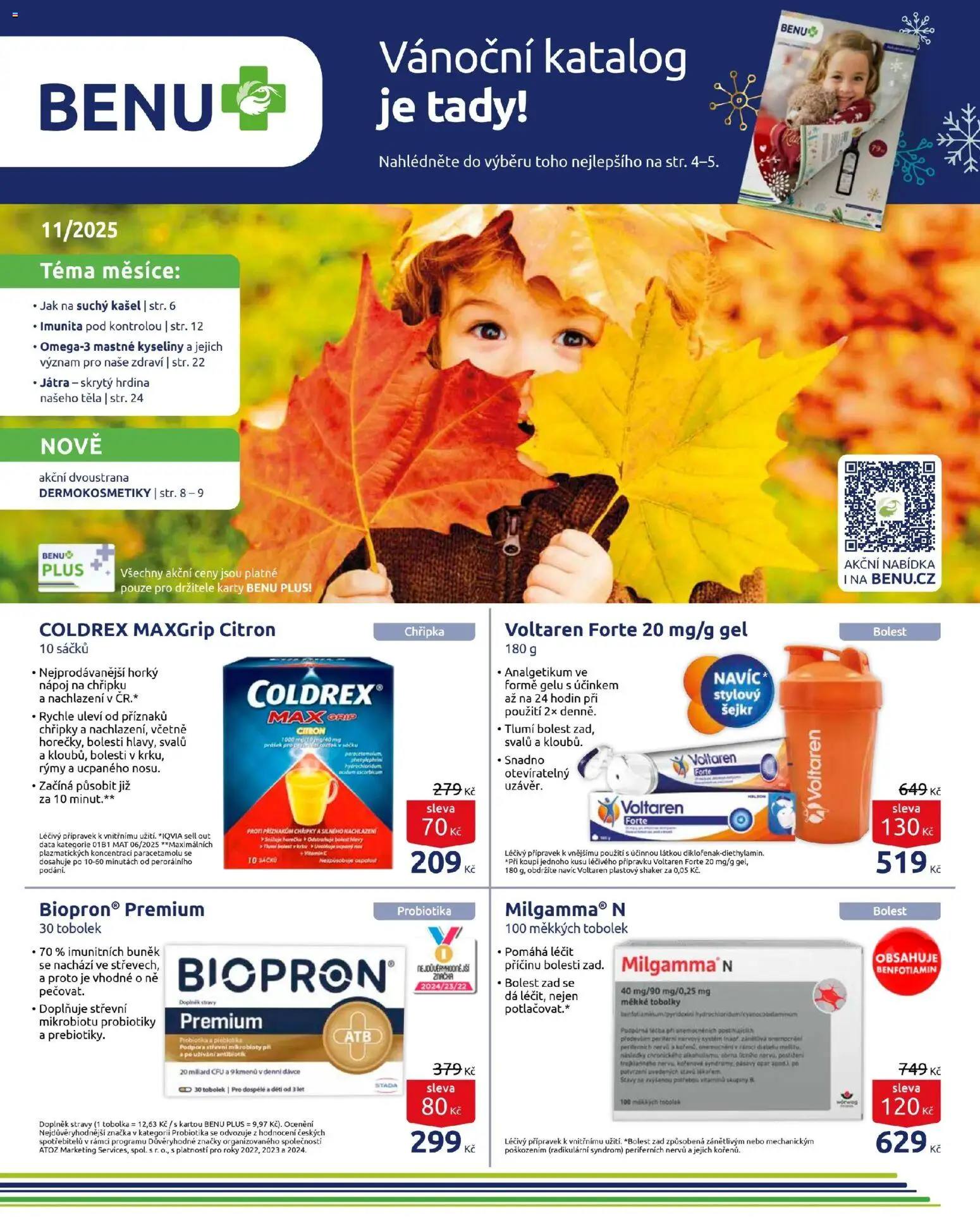 Benu leták - strana 1- platný od 01.11.2025